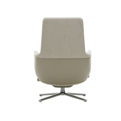 Vitra Grand Relax Lounge Chair in Leather and Fabric-77840