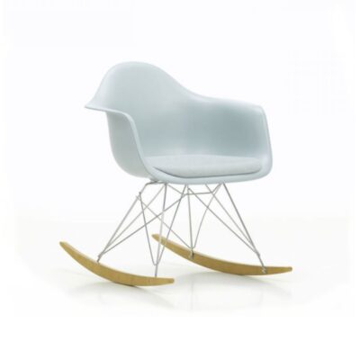 Eames Plastic Rocking Armchair RAR with Seat Cover & Full Upholstery-78857