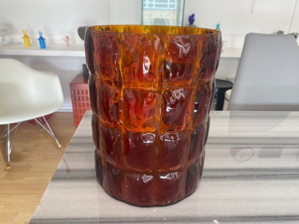 Kartell Matelassé Vase - Amber