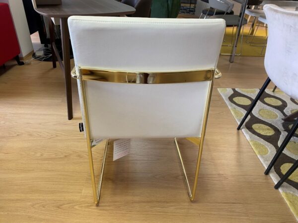 Calligaris Gala Chair - White/Gold