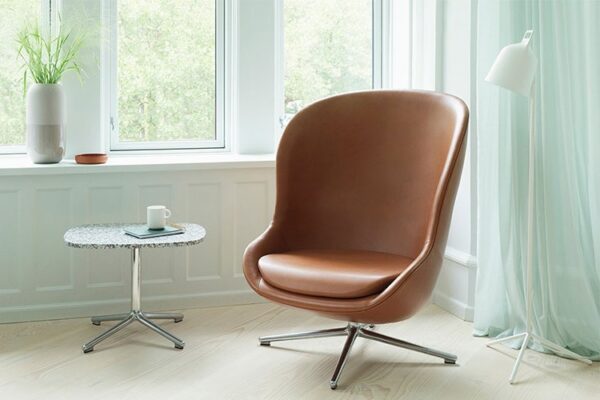 Normann Copenhagen Hyg Lounge Chair High Swivel