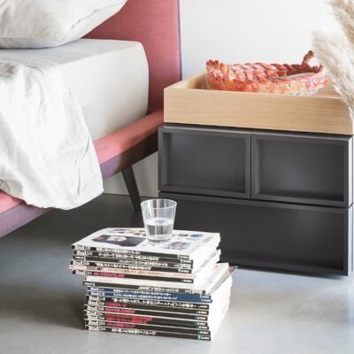 Novamobili Cube Bedside Cabinet