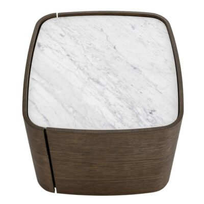 Novamobili Norman Bedside Cabinet Table with optional Marble Top