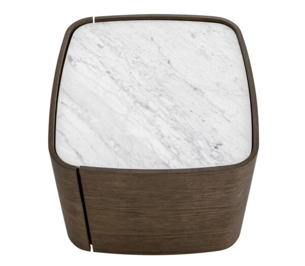 Novamobili Norman Bedside Cabinet Table with optional Marble Top