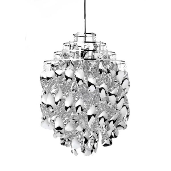 Verpan Spiral Suspension Light - Chrome