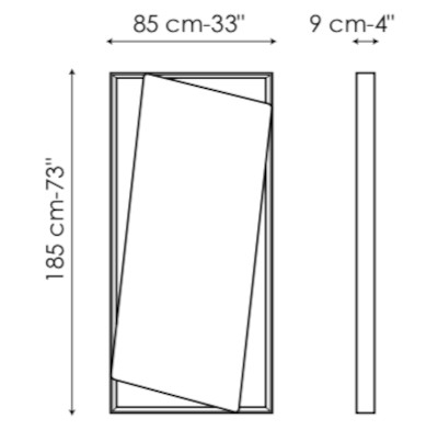 Bonaldo Hang Up Wall Mirror