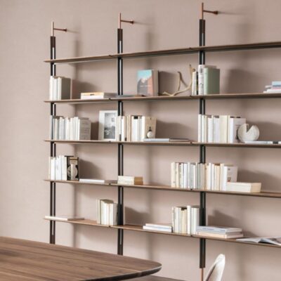 Bonaldo Roll Bookcase & Shelves Wall Fixing 1 Module