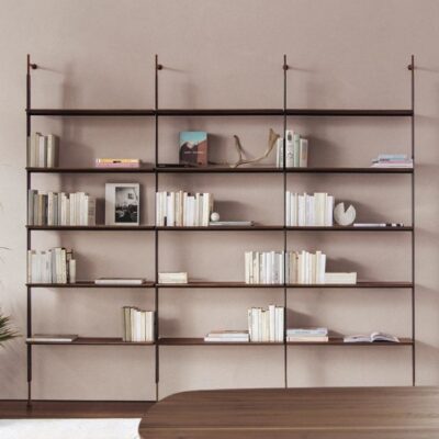 Bonaldo Roll Bookcase & Shelves Wall Fixing 1 Module