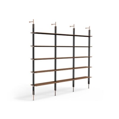 Bonaldo Roll Bookcase & Shelves Wall Fixing 1 Module