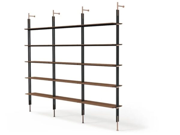 Bonaldo Roll Bookcase & Shelves Wall Fixing 1 Module