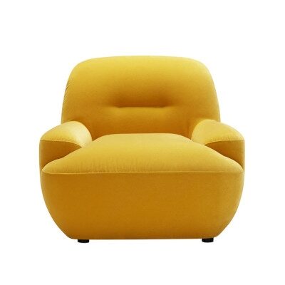 Sits Uma Armchair Upholstered in Fabric or Leather