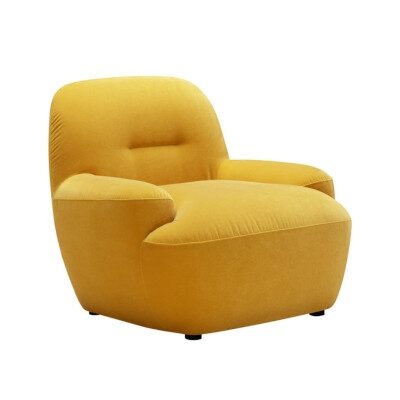 Sits Uma Armchair Upholstered in Fabric or Leather