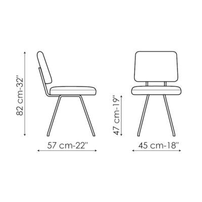 Bonaldo Bahia Dining Chair