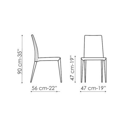 Bonaldo Bel Air Dining Chair