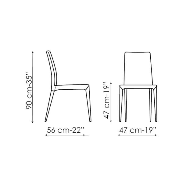 Bonaldo Bel Air Dining Chair