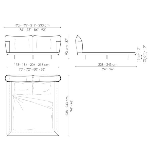 Bonaldo Blend Bed