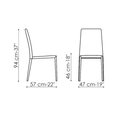 Bonaldo Eral Miss Eral Dining Chair