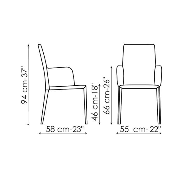 Bonaldo Eral Miss Eral Dining Chair