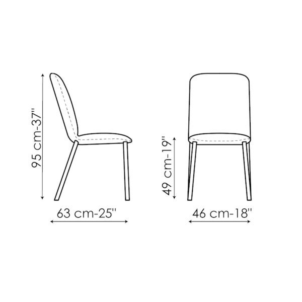 Bonaldo Ika Dining Chair Low & High