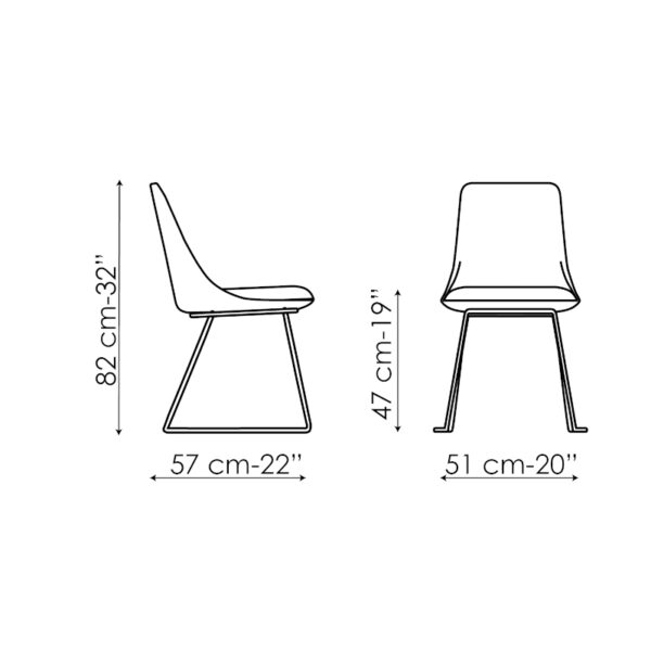 Bonaldo Itala Dining Chair-80466