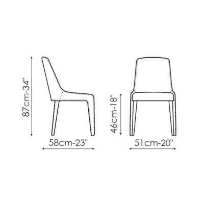 Bonaldo Lamina Dining Chair