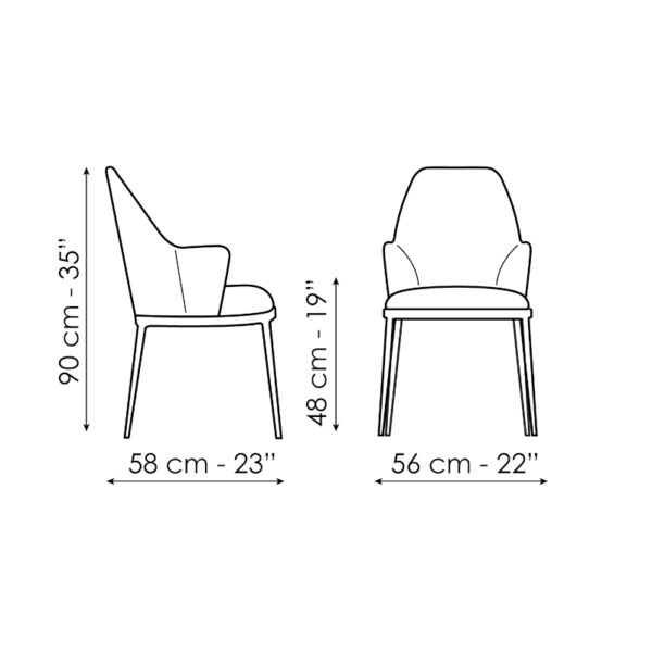 Bonaldo Mida Dining Chair