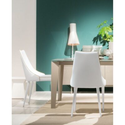 Bontempi Casa Clara Dining Chair with Upholstered Legs