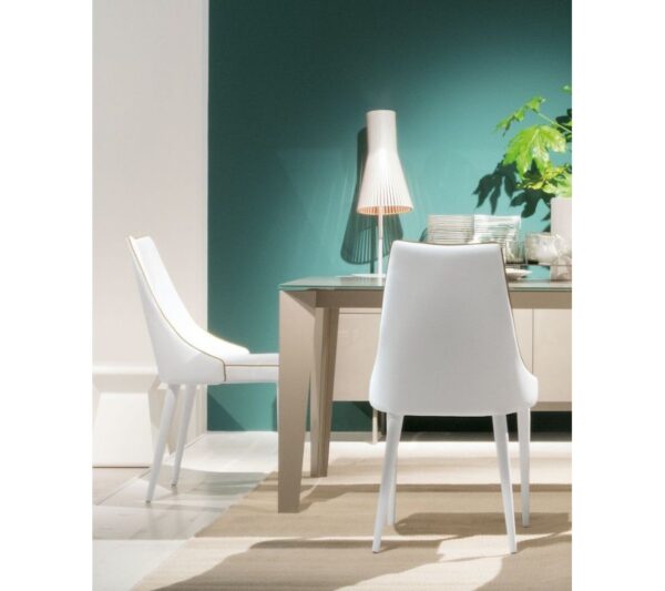 Bontempi Casa Clara Dining Chair with Upholstered Legs