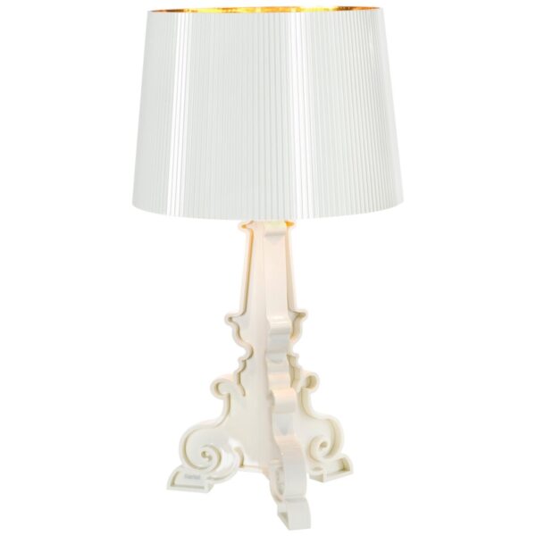 Kartell Bourgie Table Lamp - White/Gold