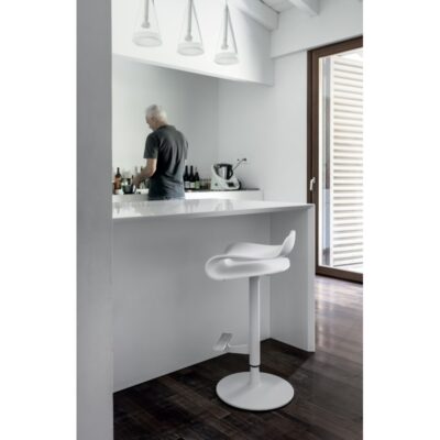 Kristalia BCN Gaslift Height Adjustment Stool Barstool