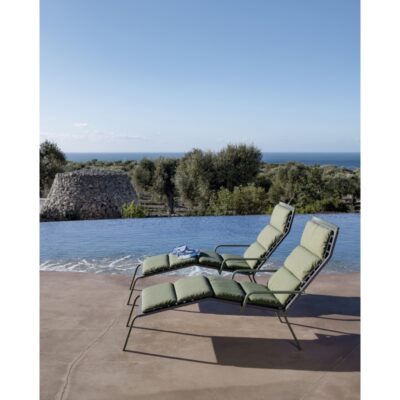 Kristalia Rest Outdoor Chaise Lounge