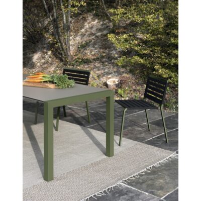 Kristalia Sushi Outdoor Dekton Extendable Table 100cm