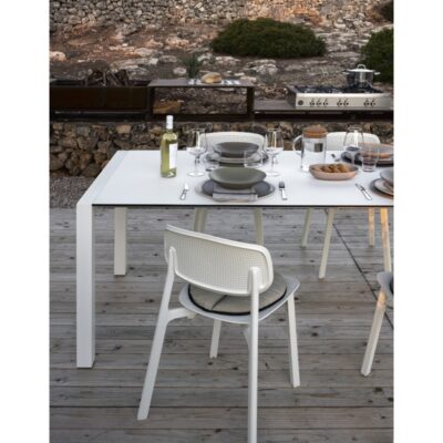 Kristalia Sushi Outdoor Dekton Extendable Table 100cm