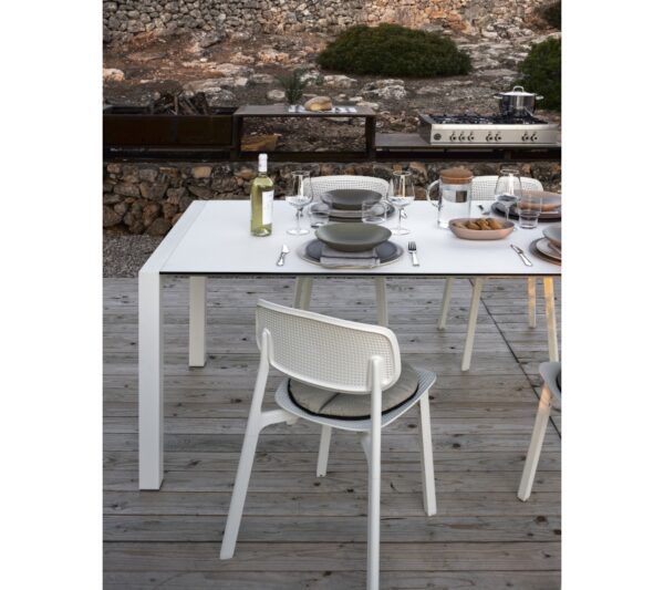 Kristalia Sushi Outdoor Dekton Extendable Table 100cm