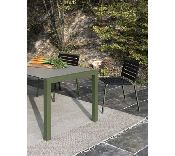 Kristalia Sushi Outdoor Dekton Fixed Table Depth 100cm-0