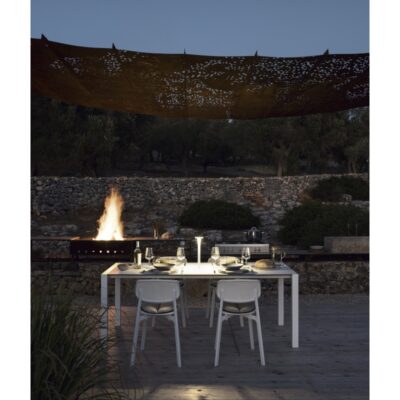 Kristalia Sushi Outdoor Dekton Fixed Table Depth 100cm-80951