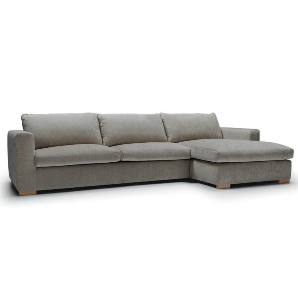 Sits Sophia Set 2 3 Seater Sofa + Chaiselongue Upholstered in Fabric