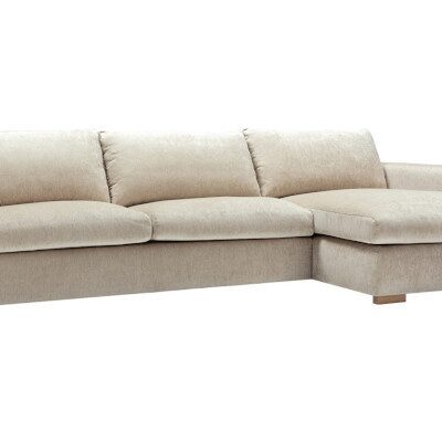 Sits Sophia Set 2 3 Seater Sofa + Chaiselongue Upholstered in Fabric