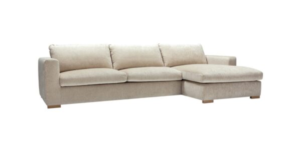 Sits Sophia Set 2 3 Seater Sofa + Chaiselongue Upholstered in Fabric