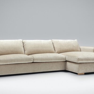 Sits Sophia Set 2 3 Seater Sofa + Chaiselongue Upholstered in Fabric