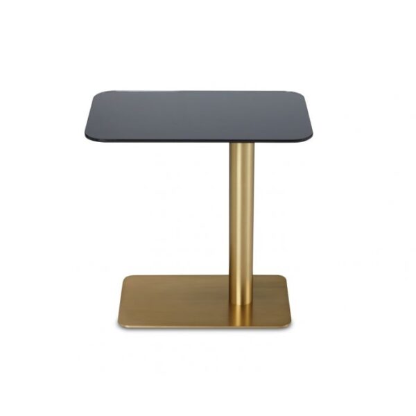 Tom Dixon Flash Side Table Rectangle in Brass