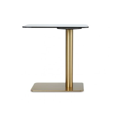 Tom Dixon Flash Side Table Rectangle in Brass