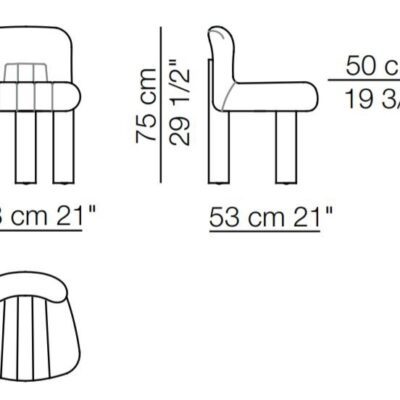 Arflex Botolo High Lounge Chair / Armchair