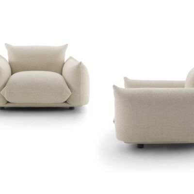 Arflex Marenco Armchair in Fabric or Leather