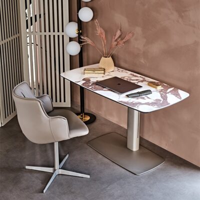 Cattelan Italia Runner Desk in Ceramic Finish