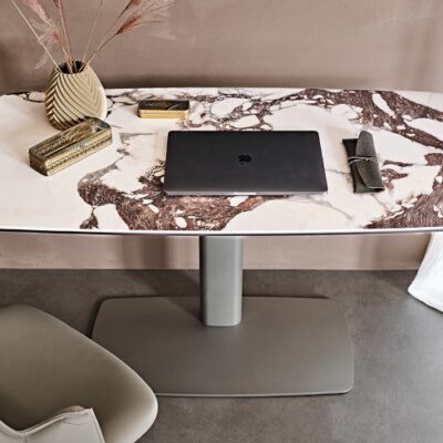 Cattelan Italia Runner Desk in Ceramic Finish