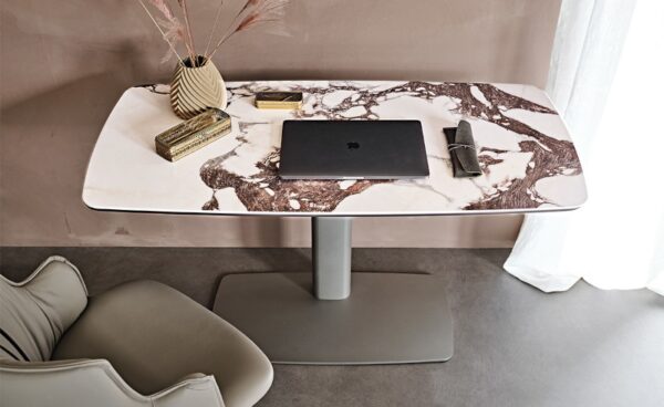 Cattelan Italia Runner Desk in Ceramic Finish