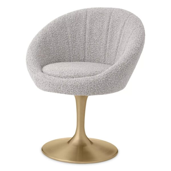 Eichholtz O'Neill Dining Chair - 116630 Boucle Grey