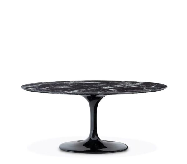 Eichholtz Solo Oval Dining Table Black or Grey Faux Marble