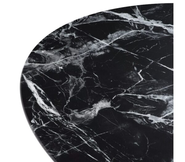 Eichholtz Solo Oval Dining Table Black or Grey Faux Marble